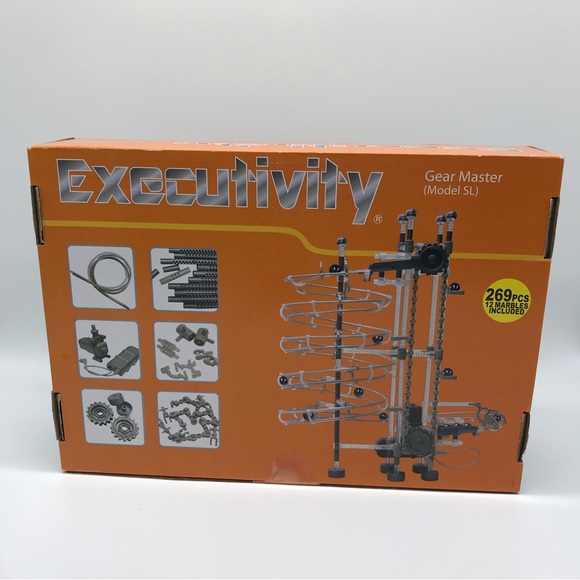 Executivity Gear Master Marble Maze Marble Track Set Building Toy Kids Project - Picture 3 of 13